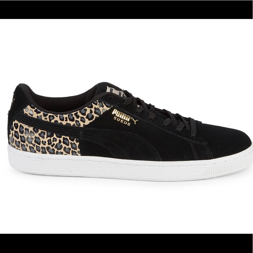 Puma Black Suede Sneakers Women’s Size 10